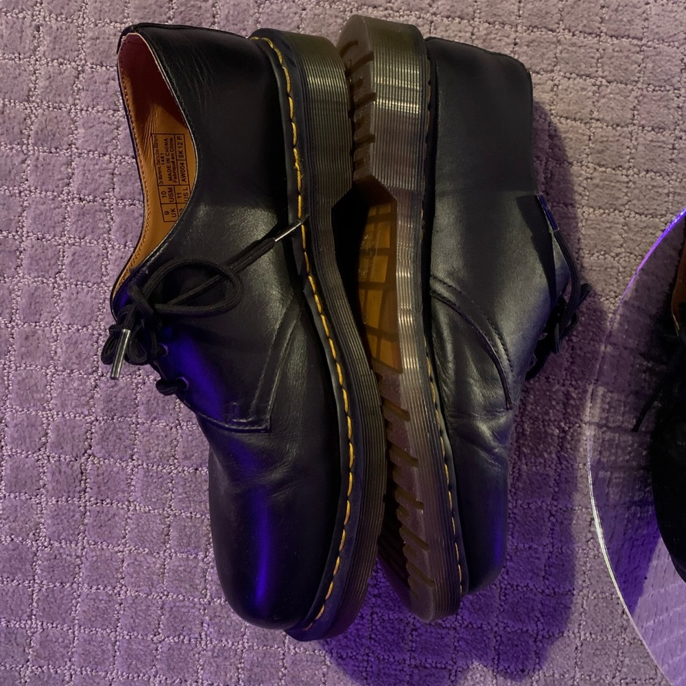 DR. MARTEN 1461 SMOOTH BLACK LEATHER OXFORD